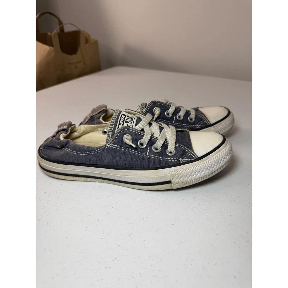 Converse Chuck Taylor All Star Shoreline Slip Low Top Navy Blue Sneakers Size‎ 7 - Picture 3 of 7